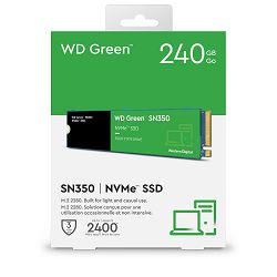 SSD WD GREEN SN350 (240 GB, M.2, NVMe)