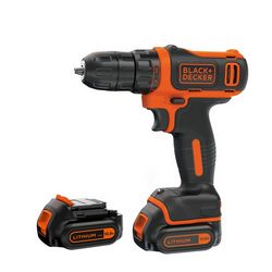 Borilica BLACK+DECKER BDCDD12KB-QW (12V, Li-Ion, 2x1.5Ah baterija, crna)
