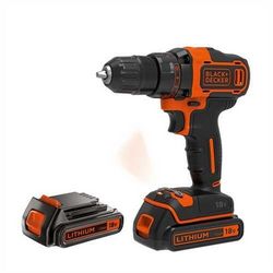 Bušilica BLACK&DECKER BDCDD186KB (18V, 40Nm, 2x1,5Ah baterija)