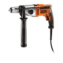 Bušilica s udarnom funkcijom BLACK+DECKER KR911K (910W, dva brzinska režima, uključuje kofer)