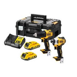 Bušilica DEWALT DCD708 + DCD809 (2x2.0Ah, TSTAK) DCK2061D2T