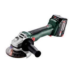 Kutna brusilica METABO W 18 L BL 9-125 2x4,0Ah METABOX (18V, 2x4,0Ah baterija, promjer diska 125mm)