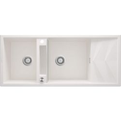 2-bowl magnetic granite sink with drainer