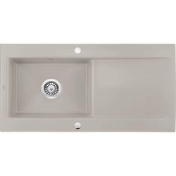 1-bowl ceramic sink with drainer