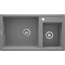 2-bowl granite sink