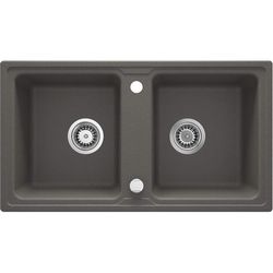2-bowl granite sink