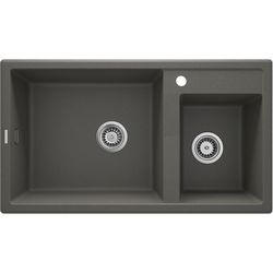 2-bowl granite sink