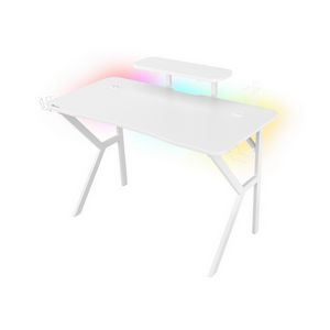 Genesis Gaming Tisch HOLM 320 RGB weiĂź (120cm x 75cm)