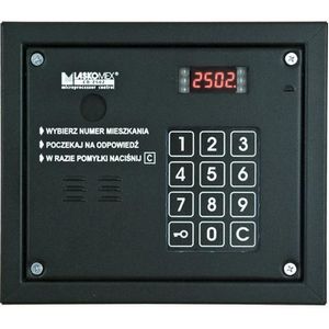 Laskomex CP-2503R black Audio panel with RFID key reader