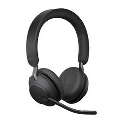 Slušalice JABRA Evolve2 65, (crna, stereo, MS certificirane, Link380c)