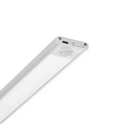 Podkabinetna svjetiljka V-TAC VT-8143 (Srebrna, 2,5W LED, senzor pokreta, USB punjenje, 60cm, 4000K, 260lm)