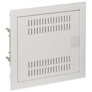 MSF RP PLASTIC MULTIMEDIA SWITCHGEAR PT 14M WITH IP30 PLATE 329X358X94 METAL DOOR WHITE