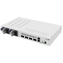 Cloud usmjerivač i preklopnik MIKROTIK CRS504-4XQ-IN (bez Wi-Fi, 10/100 Mbit/s Ethernet LAN (RJ-45) portovi 1, bez podrške za Mesh, bez MU-MiMO, bez mobilnog širokopojasnog pristupa)