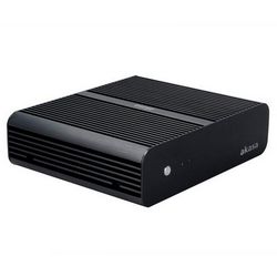 Kućište za računalo AKASA, Euler Fanless Thin-Mini-ITX (bez ventilatora, crno)