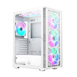 Kućište za računalo MONTECH X3 Glass Midi-Tower (bijelo, kaljeno staklo, RGB)