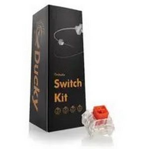 Ducky Kailh Box Red Switches, mechanical, 3-pin, linear, MX-Stem, 45g - 110 pieces
