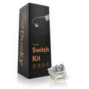 Ducky Gateron G Pro Silver Switches, mechanical, 3-pin, linear, MX-Stem, 45g - 110 pieces