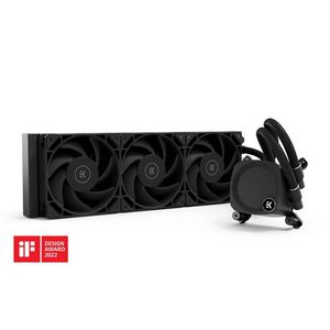 EK Water Blocks EK-Nucleus AIO CR360 Dark Komplett-Wasserkühlung - Schwarz