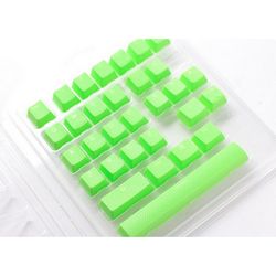 Set gumiranih tipki DUCKY, Rubber Keycap Set, (31 tipke, dvostruki udarac, za pozadinsko osvjetljenje, zelena)