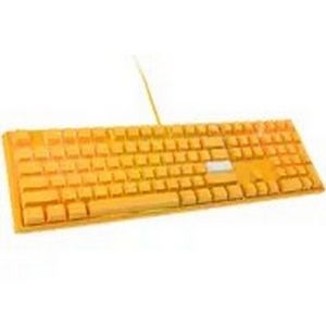 Ducky One 3 Yellow Gaming Keyboard, RGB LED - MX-Clear (US)