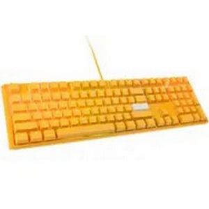Ducky One 3 Yellow Gaming Keyboard, RGB LED - MX-Blue (US)