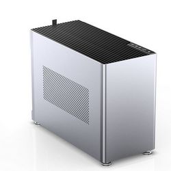 Računalno kućište JONSPLUS i100 Pro Mini-ITX (srebrna, kompaktna veličina, aluminijska konstrukcija)