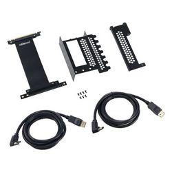 Držač za grafičku karticu CABLEMOD s PCIe x16 Riser kablom (2x DisplayPort, crna)