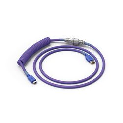 Kabel za punjenje, GLORIOUS COILED CABLE NEBULA, USB-C na USB-A 1.37m (boja: ljubičasta)
