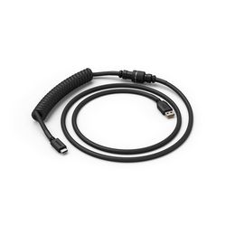 Kabel za punjenje Glorious Coiled, USB-C na USB-A, 1.37m - crni (Phantom Black)