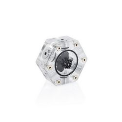 Indikator protoka Bitspower Hexagon (crna boja)