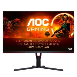 Gaming monitor AOC U32G3X/BK (32 inča, WLED, crna)