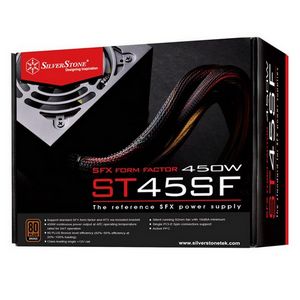 Silverstone ST45SF power supply unit 450 W 20+4 pin ATX SFX Black