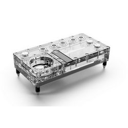 Distribucijska ploča Alphacool (ALPHACOOL Core Distro Plate 240 mm Left VPP/D5, ARGB - Acrylic) (akril, ARGB osvjetljenje, kompatibilno s VPP/D5 pumpama)