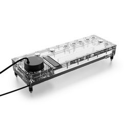 Ploča za distribuciju Alphacool Core (Acrylic, 360 mm, lijeva strana, s VPP, ARGB)
