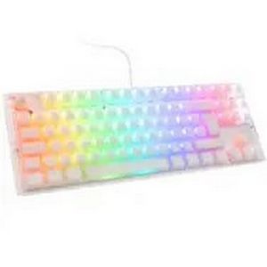 Ducky One 3 Aura White TKL Gaming Keyboard, RGB LED - Kailh Jellyfish Y