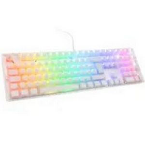 Ducky One 3 Aura White Gaming Keyboard, RGB LED - Kailh Jellyfish Y