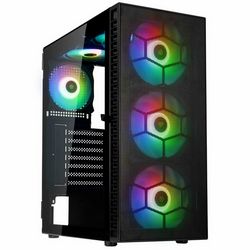 Kućište za računalo KOLINK Observatory HF Mesh ARGB Midi-Tower (crna, s ARGB osvjetljenjem, midi-tower veličine)