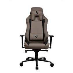 Gaming stolica AROZZI Vernazza SoftPU (smeđa, materijal okvira: metal, baza kotača: aluminij, presvlaka: mekani PU)