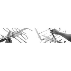 DVB-T/T2 Antena SPACETRONIK EOS L Combo Aktivna (Crna)