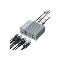 USB-C Docking Stanica HYPERDRIVE GEN2 12-u-1 (2 HDMI porta, 1 Ethernet LAN (RJ-45) port)