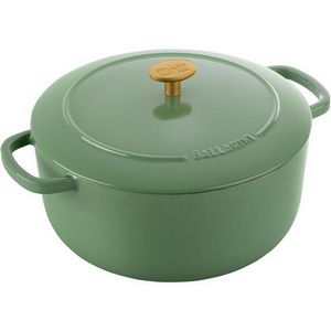 CAST IRON ROUND POT BALLARINI BELLAMONTE 75003-577-0 - 5,5 LTR GREEN