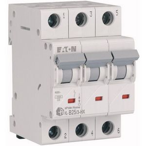 HN-B25/3 MINIATURE CIRCUIT BREAKER B 25A 3P 3M 6KA