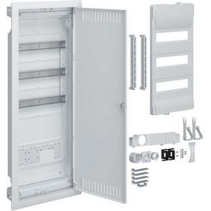 PLASTIC PT SWITCHGEAR HYBRID 36M 1X MON IP40 PLATE 865X335X90 VOLTA PERFORATED DOORS. HYBRID