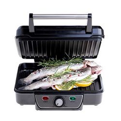 Kontaktni grill MESKO MS 3050 (1800 W, nehrđajući čelik) crni