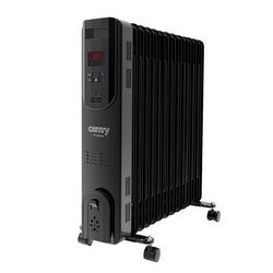 Električni uljni radijator CAMRY CR 7814 (s daljinskim upravljačem, 13 rebara, 2500 W) crni