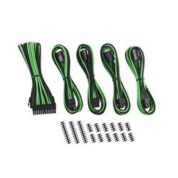 Produžni kabelski set CableMod Classic ModMesh (crna/svijetlo zelena, serija 8+8) CABLEMOD 716894299726