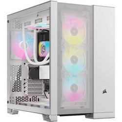 Kućište za računalo Corsair 6500D Airflow (bijelo, staklo otporno na udarce)