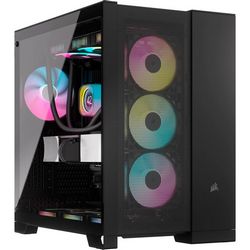 Kućište za računalo Corsair 6500D Airflow Midi-Tower (Temperirano staklo, crna)