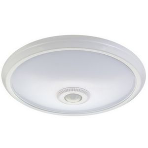 LED ceiling light with motion sensor and emergency power supply Maclean, PIR sensor and emergency power supply, range 6m, 12W, neutral color