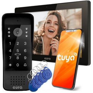 VIDEO INTERCOM EURA VDP-86A3 - monitor 10" black TUYA